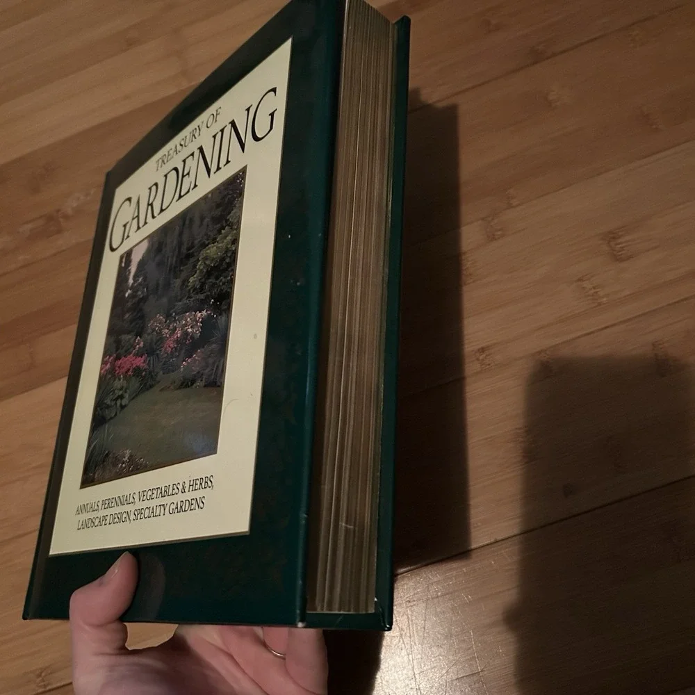 Treasury of Gardening: Various Authors 1994 Large Hardcover Garden Cottagecore